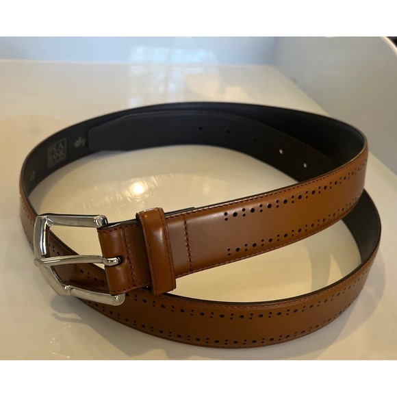 Jos. A. Bank Men’s Belt Italian Genuine Leather  Brown  Size 40 Dress Signature - Picture 2 of 10